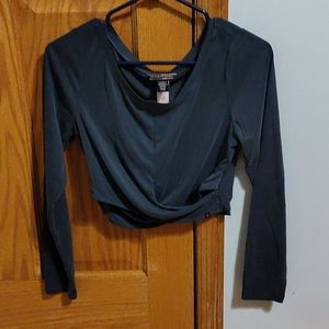 Victoria's Secret long sleeve crop top